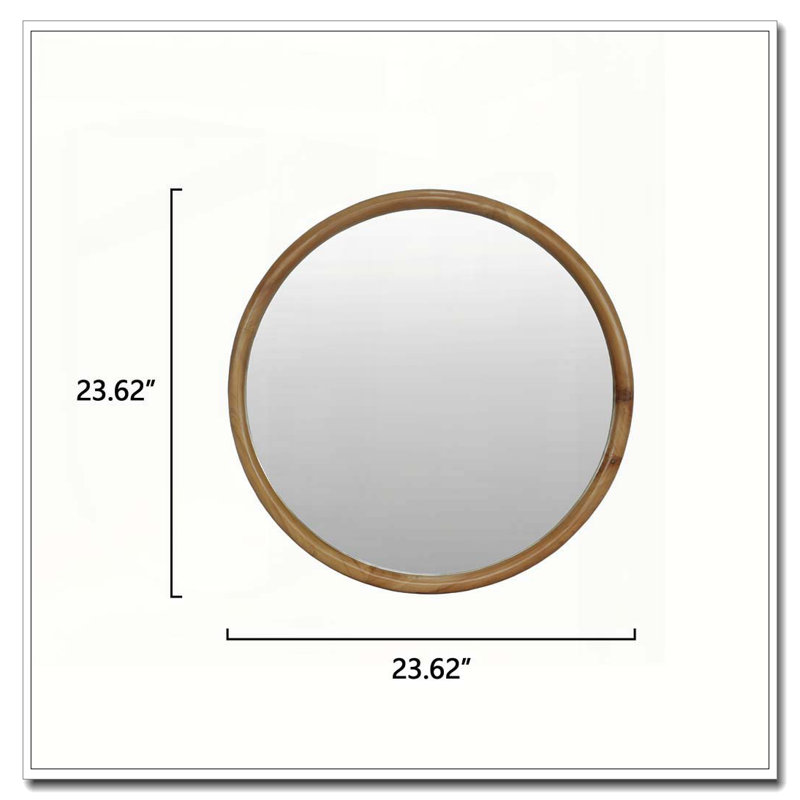 Miroir mural rond