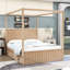 Grand lit à baldaquin 3 tiroirs avec lit gigogne simple TG-1792594126