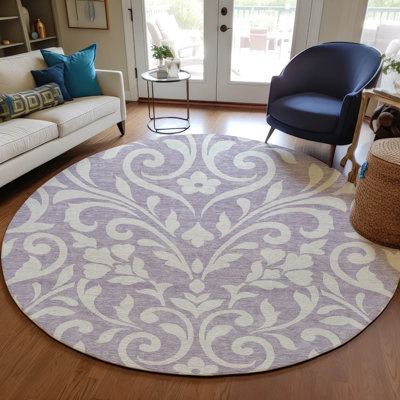Malek Washable Floral Indoor / Outdoor Rug