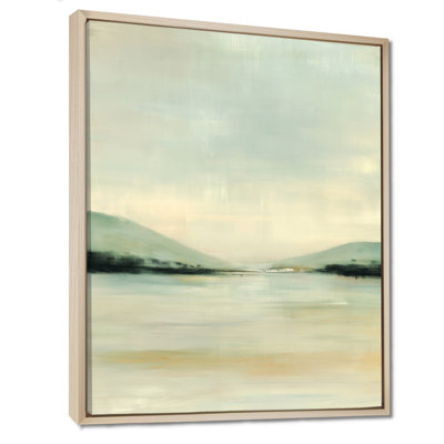 Green Yellow Morning Dew Of Alice Lake - Vancouver Wall Art, Green Cityscape Canvas Print