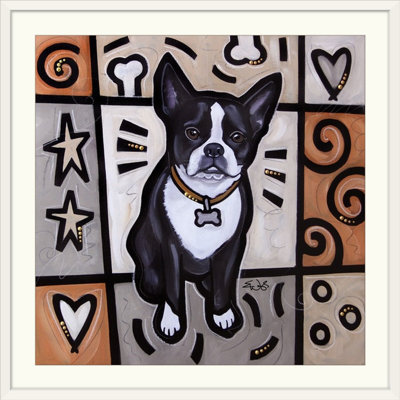 «Boston Terrier Pop Art» par Dunadry, impression