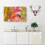 Hummingbird Painting - Wrapped Canvas-56661475