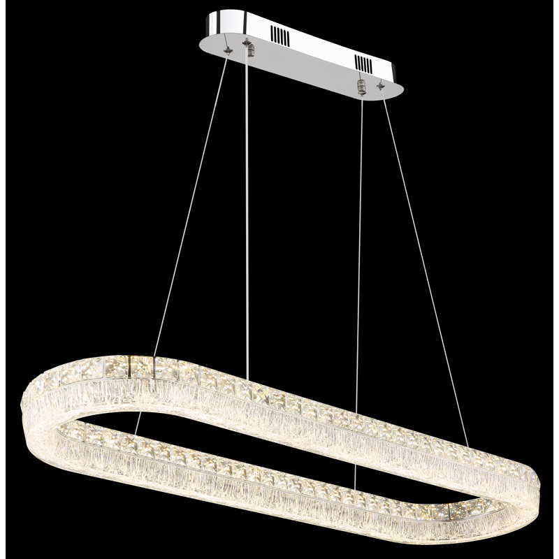 Belizanda 1 - Light Chrome LED Geometric Pendant