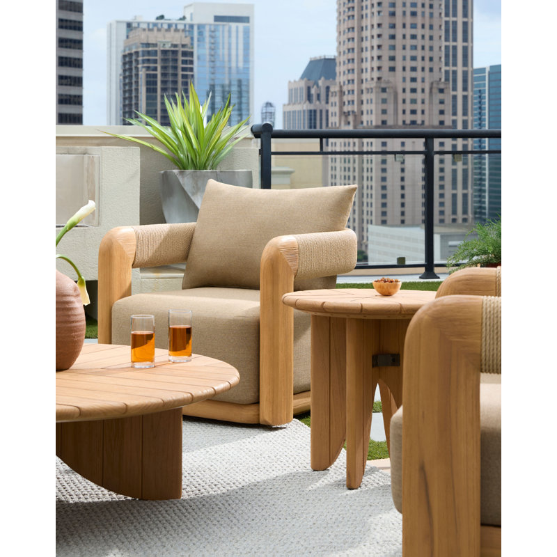 Palma Outdoor Teak Lounge Chair