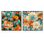 Ashfield - Ensemble de 2 collages carrés floraux-101861337-101861338