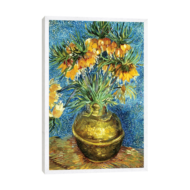 1 Piece Wall Art on Canvas, 66.04 cm H x 45.72 cm W, White Framed