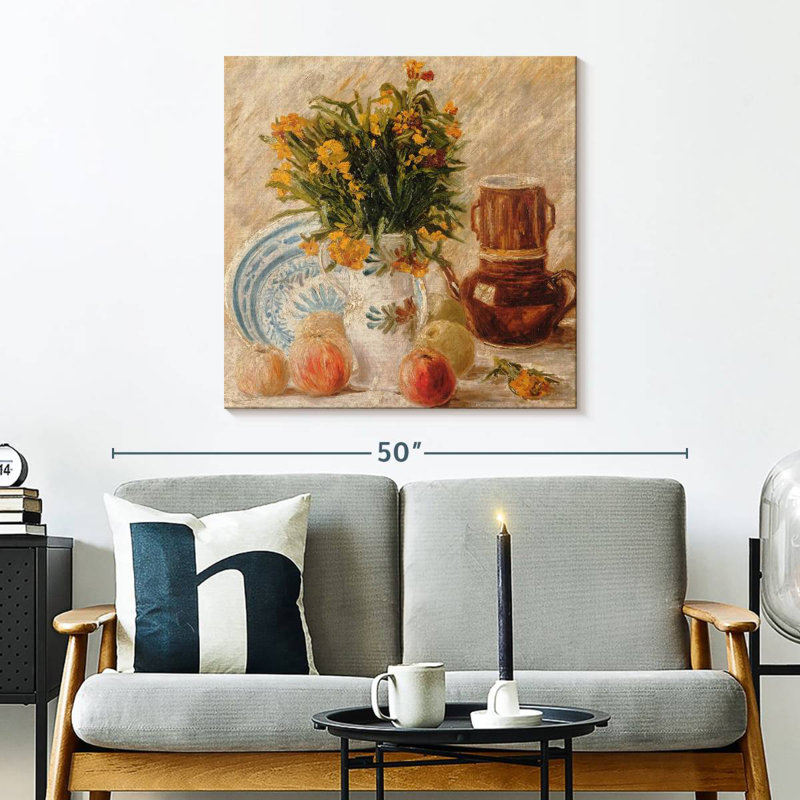 Yarlin nature morte aux pommes, H 30 po x l 30 po