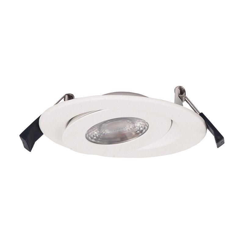 Ensemble d'éclairage encastré sans fil à DEL sélectionnable Lotos Ultra Slim Remodel, H 1,63 po x l 4 po