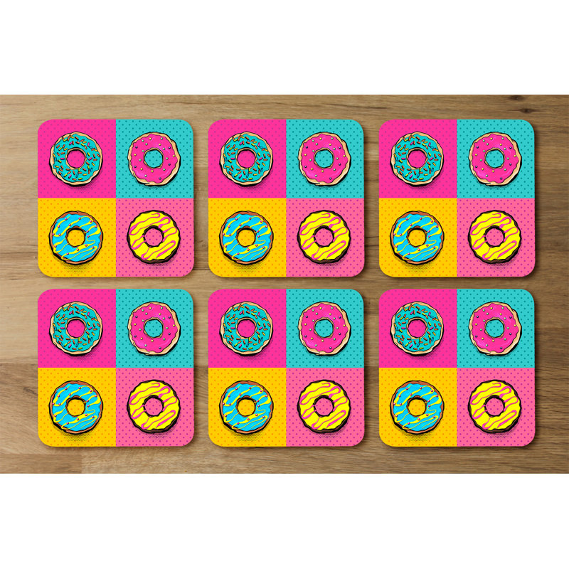 Square 6 Piece Coaster Set