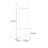 White Pine Freestanding Hall Tree Coat Rack