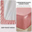 Ensemble de draps en microfibre douce, à poche profonde, douce et soyeuse, résistante au froissement, pleine grandeur.-126278020-126278023
