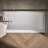 Underscore 60" x 30" Rectangular Alcove Soaking Bathtub with Slotted Overflow and Integral Apron-27814134-27814133