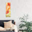 Watercolour Poppy Meadow Spice Panel Ii by Cynthia Coulter - Wrapped Canvas Panoramic Painting-1643716472-1683935456