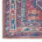 Machine Washable Southwestern Navy/Muted Red/Beige Area Rug-704982289