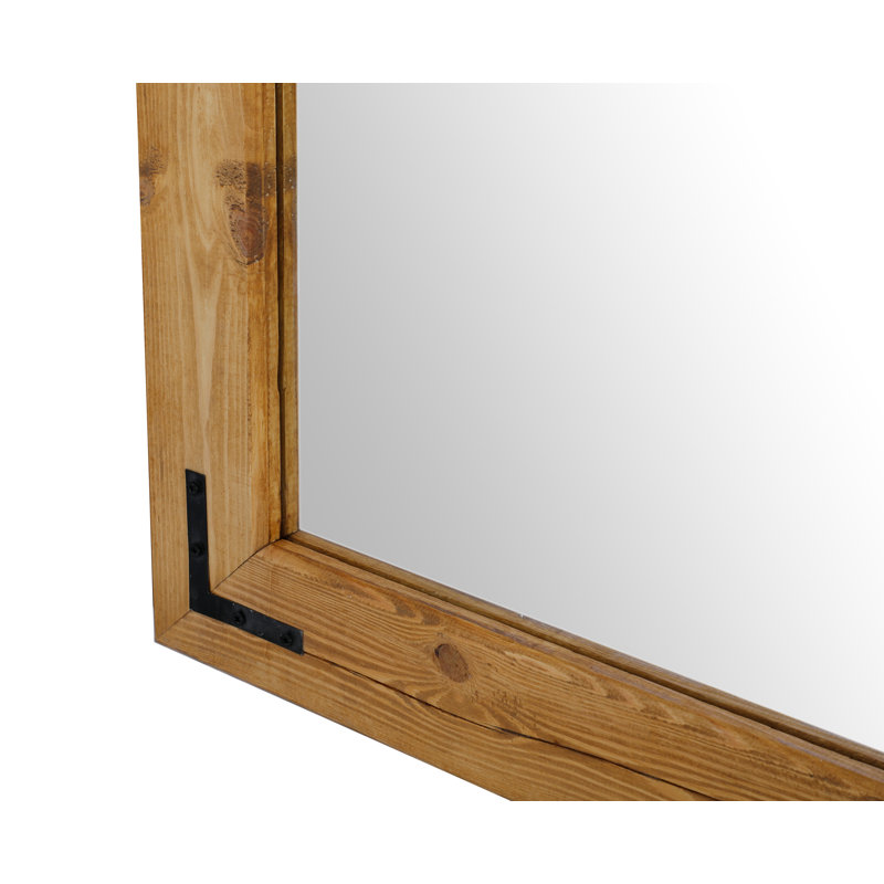 Miroir de salle de bain Nwogwugwu, Brun pâle