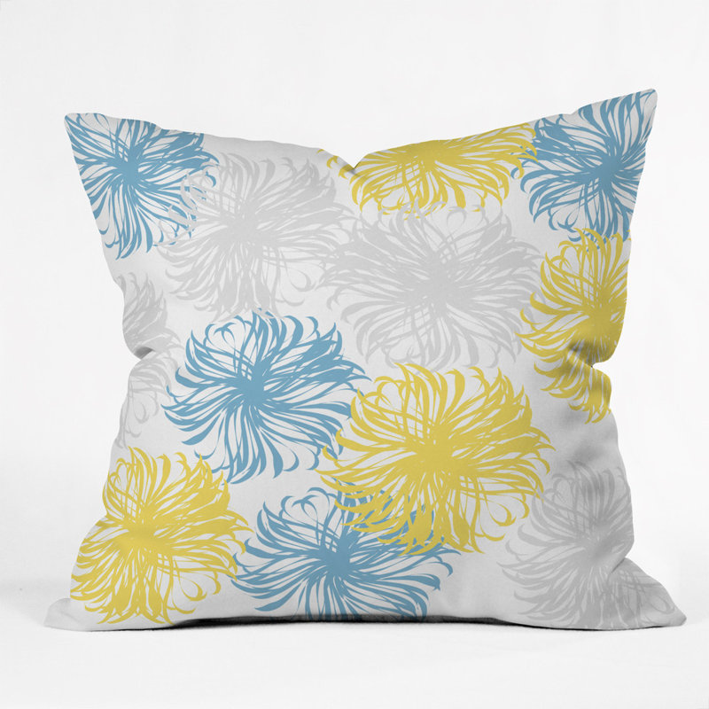 Cool Breezy Dandies Outdoor Throw Pillow, 18" x 18"