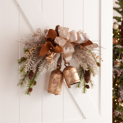 Distressed Metal Bell Ornament