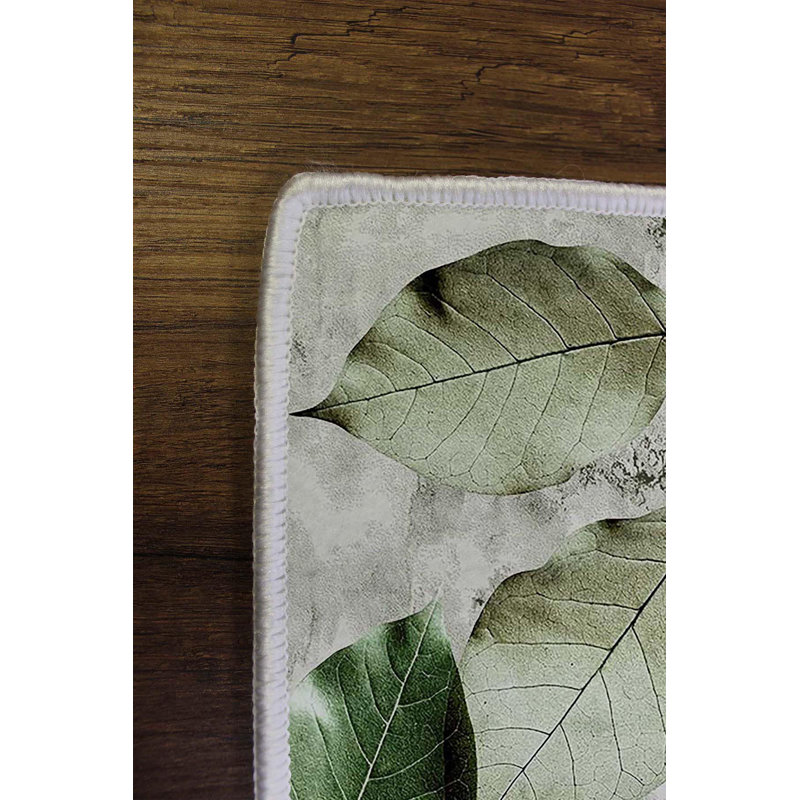 Stylish Woven Carpet (4.6 x 7.2 ft), 100% Polyester, 0.3 in Pile Height | Antibacterial & Non-Slip Underside, Machine Washable | Durable with 3D Digital Printing, Perfect for Living Room & Bedroom Decor