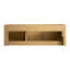 Meuble-lavabo mural cannelé 48 po, armoire de rangement flottante, lavabo intégré à surface solide avec 3 trous pré-percés pour robinet-1933146156-1933146157