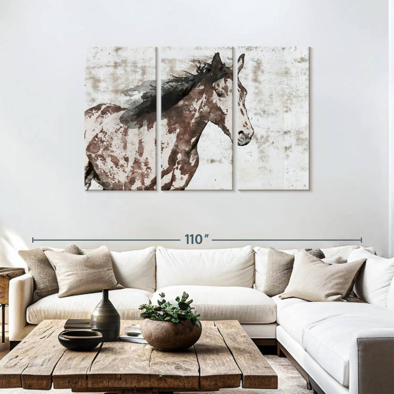 Winner Horse, 48" H x 74" W