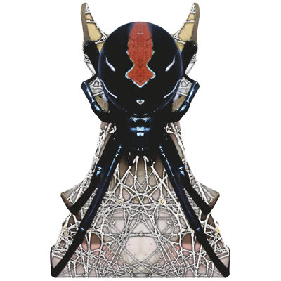 Giant Black Widow Spider Cardboard Cutout Standup