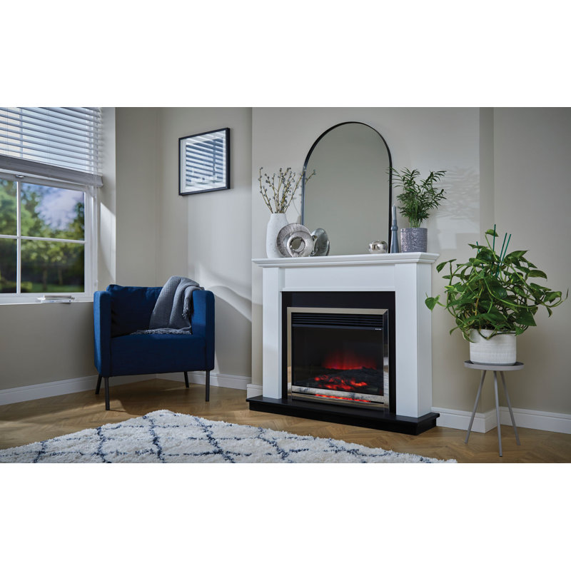 Antigua Suncrest 111.4cm W Painted Electric Fireplace
