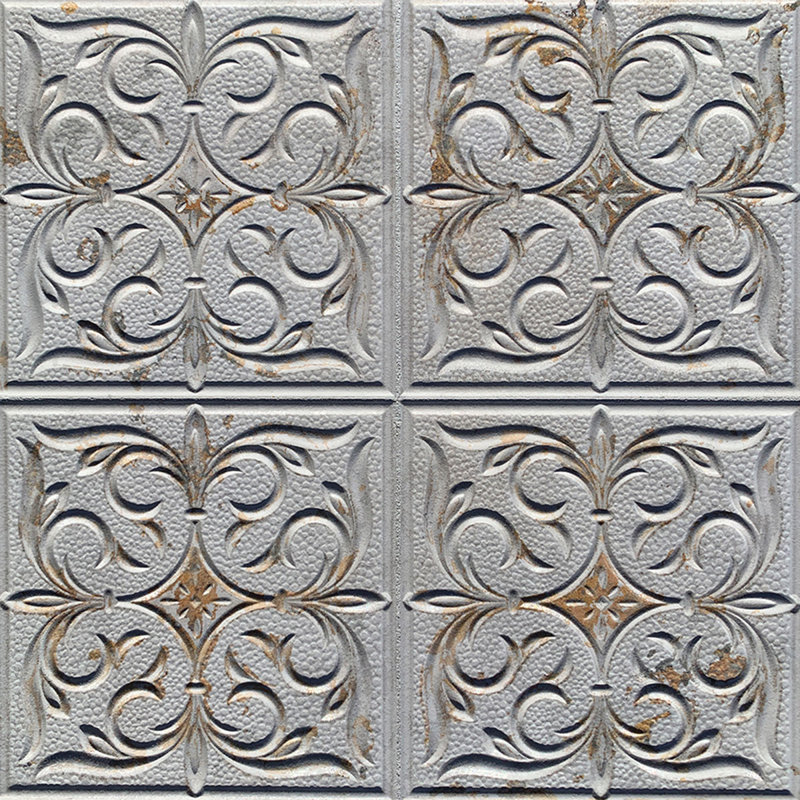 Georgia 13" x 13" Porcelain Tile, Antique White