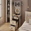 Petit bureau de coiffeuse avec miroir et lumières DEL-2080012861-2080012863