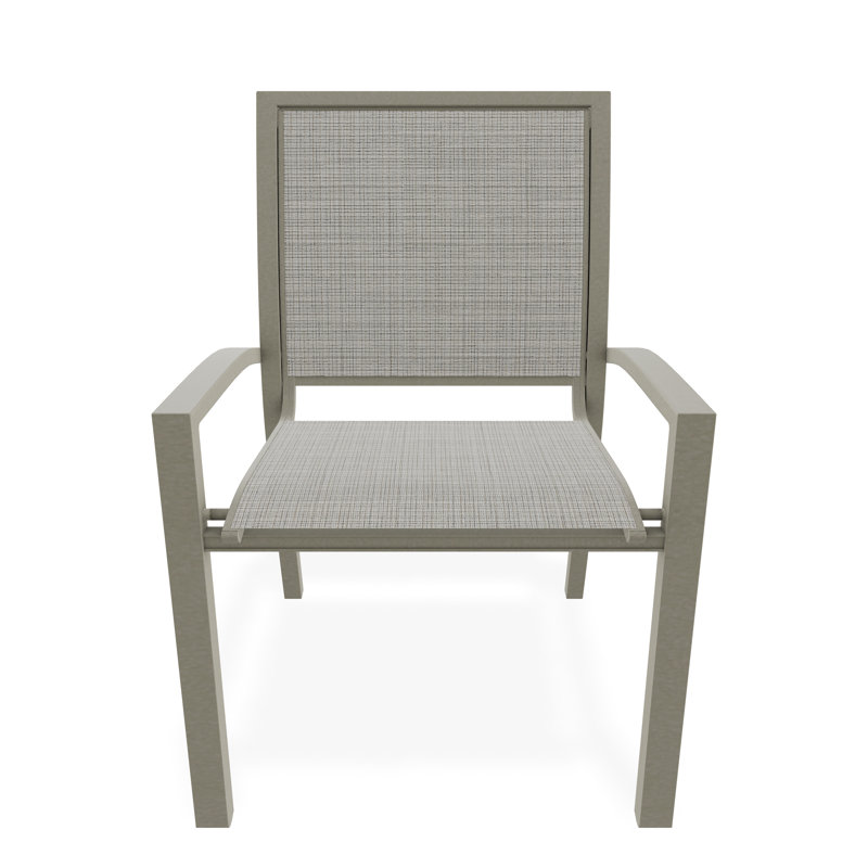 Kendall Outdoor Dining Chair, Deacon, Storm
