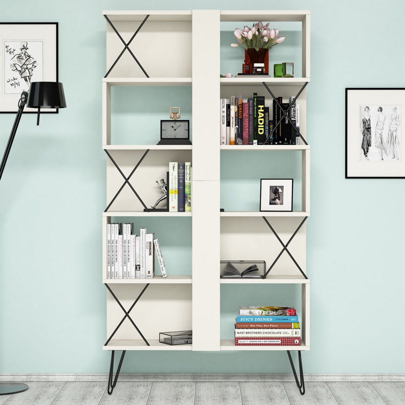 Jarrettsville 2 Piece Writing Desk Office Set, White