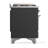 Majestic III Series 40 Inch Dual Fuel Range with 6 Sealed Burners, Griddle, in Matte Graphite (Liquid Propane, Chrome Trim)-124828644-124828637-124828640