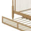 Lit de jour en rotin de style traditionnel avec couchette-511053535