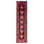 Tapis noir, rouge 3 pi 7 po x 12 pi 11 po Konya Anatolian