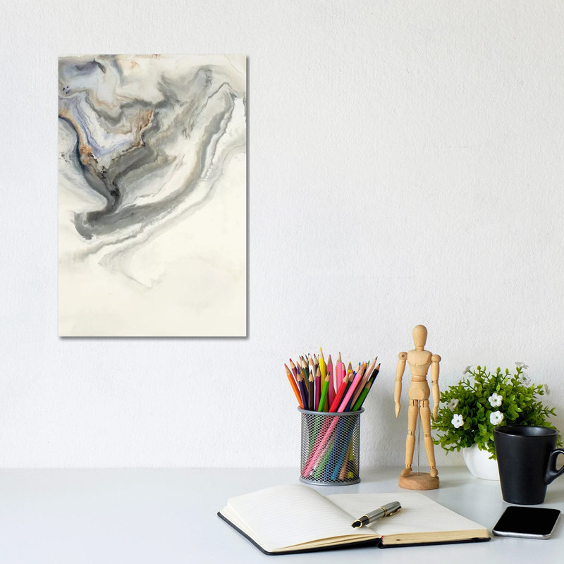 Untitled Gray/Brown by Corrie LaVelle - Wrapped Canvas Gallery-Wrapped Canvas Giclée, 66.04 cm H x 45.72 cm W x 1.91 cm D