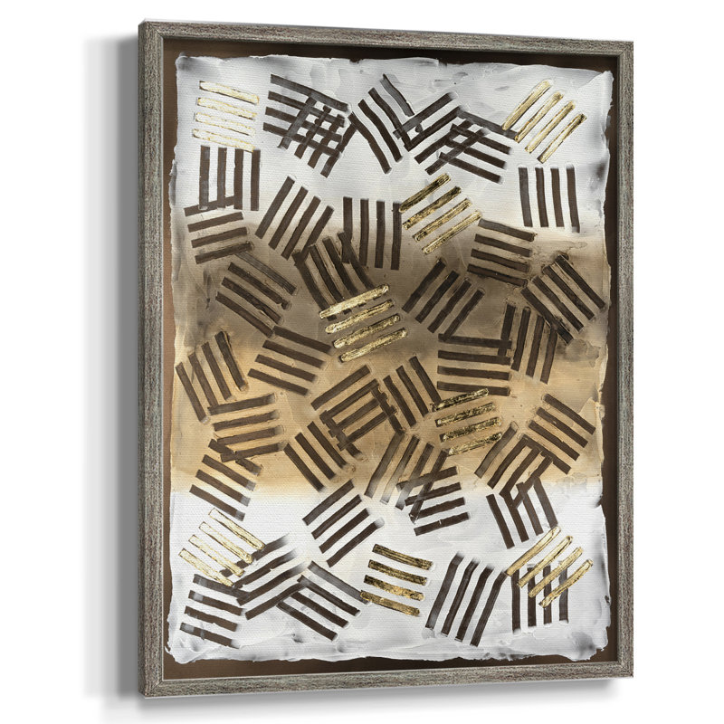 Raffia Palm II Framed Print - Solid Wood, 11" H x 9" W