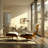 Real Leather lounge chair with Solid Wood-119218614