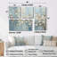 Paix et cornouiller blanc bleu 4 pièces Peacefulness-30662223-30662216