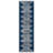 Geometric Navy/Blue Indoor/Outdoor High-Low Area Rug-515871104