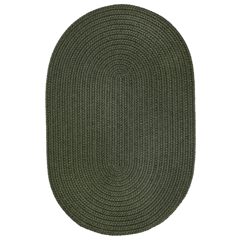 Tapis sauge tressé à la main Smyth, Tapis de couloir 2 pi x 8 pi