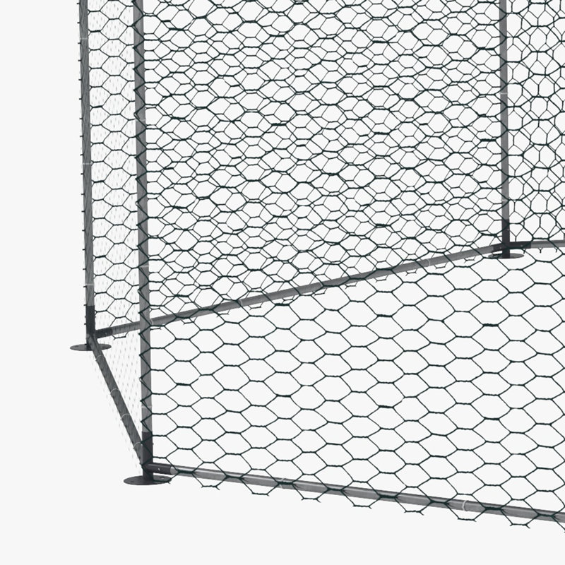 Ezariah Walk In Chicken Run, 108" H x 205" W x 189" D