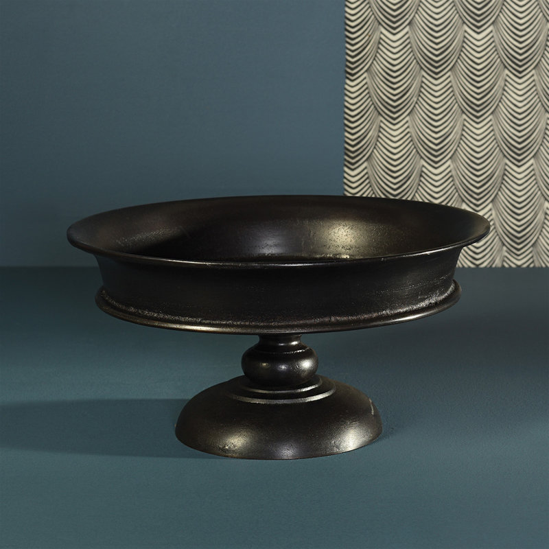 HomArt Kingston Metal Bowl, 7.75" H x 16" W x 16" D