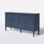 Buffet bleu 58,9 "- Buffet rétro avec tablettes réglables