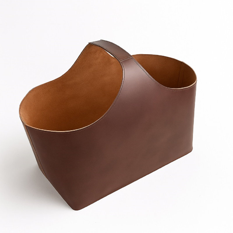 Ceryis Chestnut Single Handle Bucket, Brown