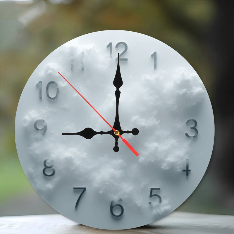 Horloge murale nuage