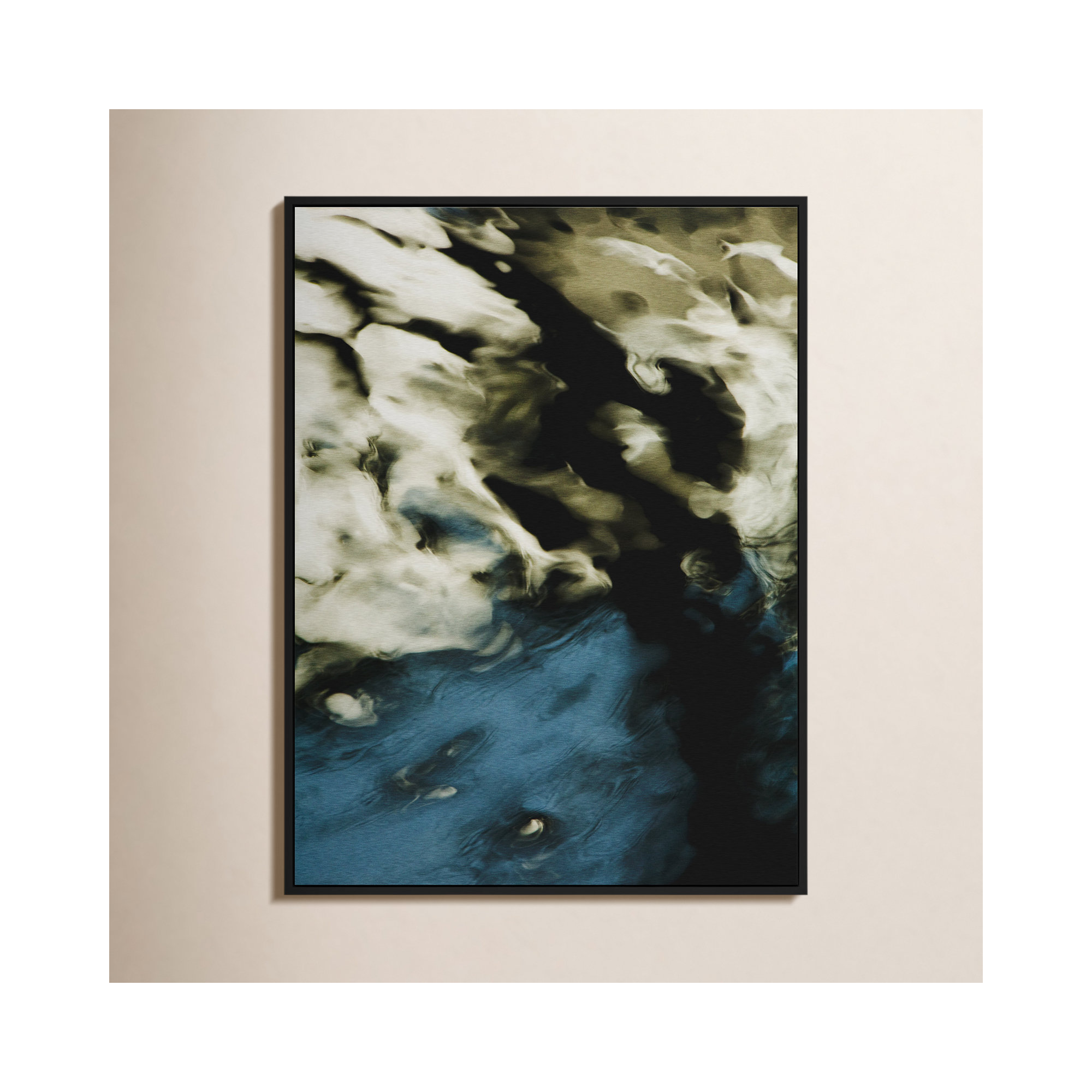 Phoenix Rising by Geoffrey Baris, Black Framed, 48" H x 36" W x 2" D