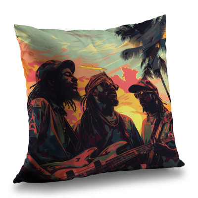 Community Red Poly Twill Throw | Stylish Home Decor Accent – Throw Pillow Cover Only, Double-Sided Print, Insert Not Included