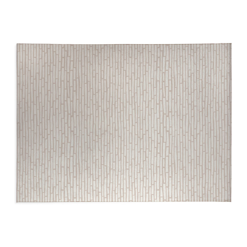 Cultural Rows Non-Slip Outdoor Rug, Rectangle 5' x 7'