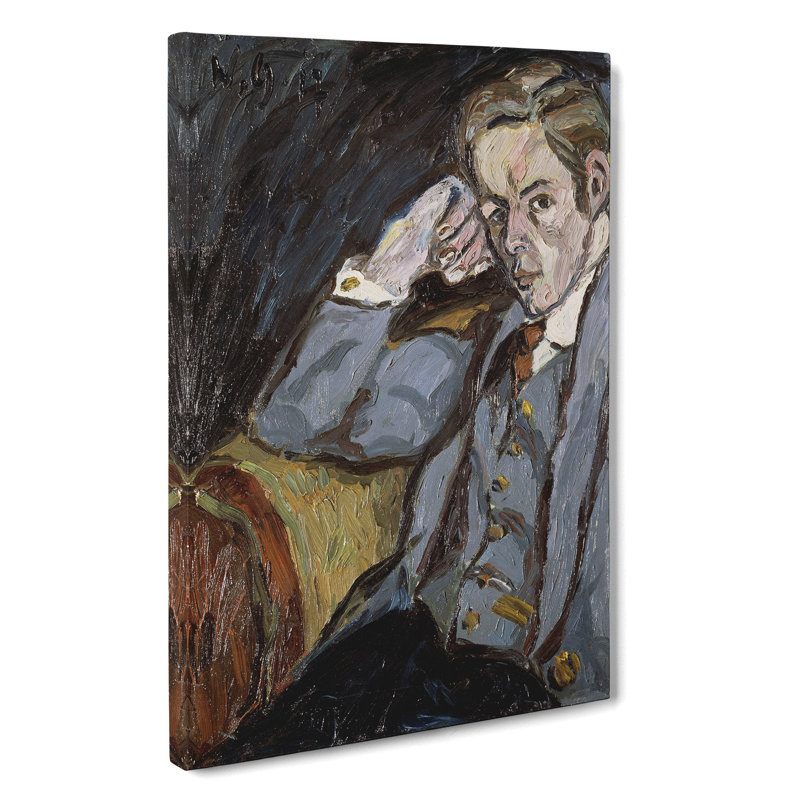 Portrait of a Man Vol.1 by Walter Gramatte - Wrapped Canvas, 35cm H x 35cm W x 3cm D