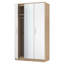 Fully Assembled Contrast 2 Door Wardrobe