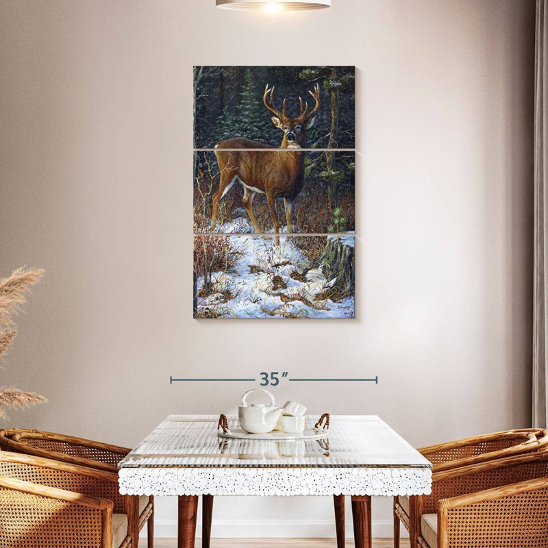 Last Light - Whitetail, 45" H x 28" W